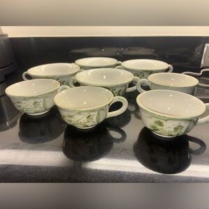 Borgo Antico by VIETRI (ITALY) cups and bowls